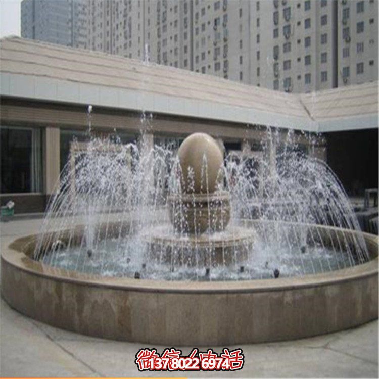 精美中式風水球園林雕塑，提升小區(qū)公園噴泉擺放風水氣質