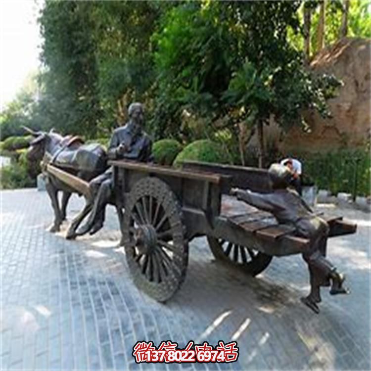 銅藝仿古民俗人物雕塑裝飾玻璃鋼景點(diǎn)戶(hù)外