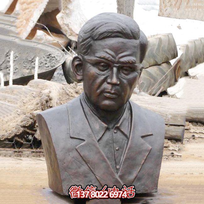 著名數(shù)學家華羅庚精美銅雕像