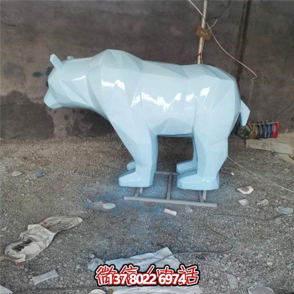 玻璃鋼幾何雕塑，裝飾動(dòng)物園園林和戶外空間