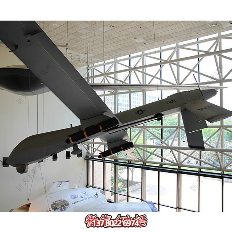 玻璃鋼雕塑模型仿真飛機(jī)模具商場美陳飛機(jī)雕塑
