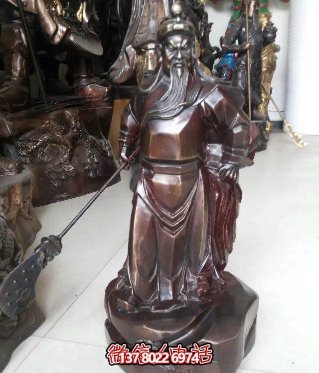 家居公司鎮(zhèn)宅銅雕關公雕塑
